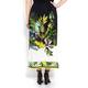 PIERO MORETTI botanical print midi SKIRT