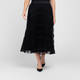 Piero Moretti Mesh Pleated Skirt Black 