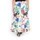 PIERO MORETTI TIERED PRINTED BRODERIE ANGLAIS SKIRT