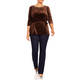 Piero Moretti Velvet Tunic Brown