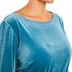 Piero Moretti Velvet Tunic Sky Blue