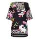 PIERO MORETTI SILK BLEND FLORAL TUNIC