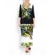 PIERO MORETTI botanical print midi SKIRT