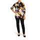 PIERO MORETTI SILK SATIN PRINT TUNIC