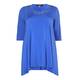 PIERO MORETTI royal blue embellished neckline Tunic