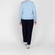 Piero Moretti Merino Applique Twinset Pale Blue