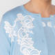 Piero Moretti Merino Applique Twinset Pale Blue