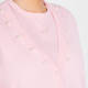 Piero Moretti Merino Pearl Embellished Cardigan Twinset Pale Pink