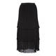 PIERO MORETTI LAYERED CHIFFON MIDI SKIRT
