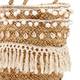 PRANELLA straw BAG with shell decorations