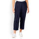 QNEEL STRIPE PULL ON TROUSER NAVY