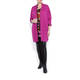 BEIGE LABEL FUCHSIA EDGE TO EDGE CARDIGAN