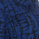 QNEEL PRINT DRESS ROYAL BLUE 