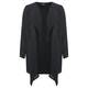 Q'NEEL BLACK CRUSHED LINEN JACKET