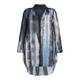 QNEEL GEORGETTE SHIRT PAINT EFFECT