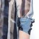 QNEEL GEORGETTE SHIRT PAINT EFFECT