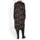 ALEMBIKA GIRAFFE PRINT SHIRT COLLAR DRESS