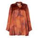 QNEEL FLARED SHIRT COGNAC 