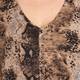 QNEEL V-NECK PYTHON PRINT TUNIC