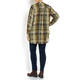 BEIGE CHECK TUNIC GREEN