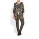BEIGE LABEL ANIMAL PRINT STRETCH JERSEY TUNIC