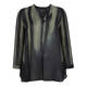 QNEEL GEORGETTE TUNIC BLACK AND OLIVE