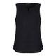 BEIGE LABEL BLACK CHEESCLOTH LINEN VEST 