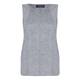 BEIGE LABEL GREY CHEESCLOTH LINEN  VEST
