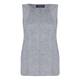 BEIGE LABEL GREY CHEESCLOTH LINEN  VEST