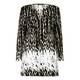 LUISA VIOLA jacquard monochrome LONG JACKET