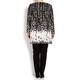 LUISA VIOLA jacquard monochrome LONG JACKET