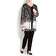 LUISA VIOLA jacquard monochrome LONG JACKET