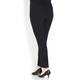 MARINA RINALDI BLACK ANKLE GRAZER TAILORED TROUSERS 