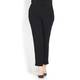 MARINA RINALDI BLACK ANKLE GRAZER TAILORED TROUSERS 