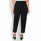 BEIGE LABEL TROUSER WITH NET HEM DETAIL BLACK