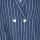 ROFA LINEN STRIPE JACKET BLUE