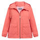 Rofa Shower Proof Hooded Jacket Coral 