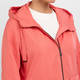 Rofa Shower Proof Hooded Jacket Coral 