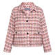 RoFa Multicolour Tweed Jacket Pink