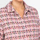 RoFa Multicolour Tweed Jacket Pink