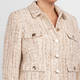 RoFa Metallic Tweed Jacket Beige and Gold