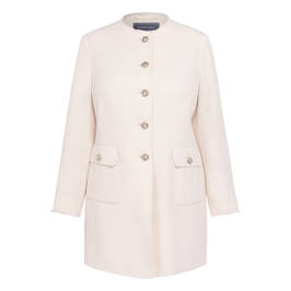 RoFa Long Jacket Cream - Plus Size Collection
