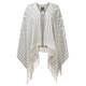 ROF AMO GREY TONES FRINGED CAPE