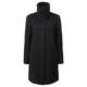 ROF AMO BLACK WOOL-ALPACA BLEND COAT