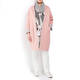 WHITE LABEL BONDED JERSEY COAT PINK