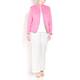 ROF AMO PINK NERO COLLAR TEXTURED JACKET 