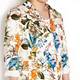 Rof Amo LONG white floral print JACKET