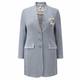 ROF AMO BLUE MELANGE LONG JACKET