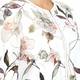 ROF Amo floral print beaded trim long jacket
