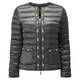 ROF AMO EMBELLISHED DOWN JACKET - GUNMETAL